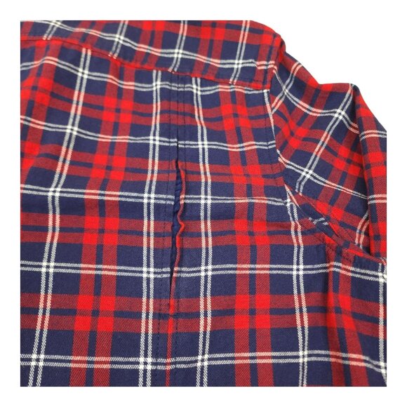 Duluth Trading Womens Plaid Flannel Shirt Gusset XL Made for Easy Movement - Picture 11 of 13